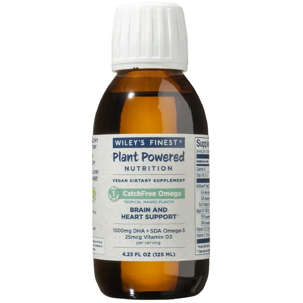 Wiley's Finest Full Spectrum Omega-3 Vegan Catch Free, tekočina (125 ml)